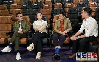 導演黃慶勳、楊千嬅和郭富城齊受訪分享拍攝點滴。