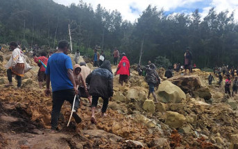巴布亞新幾內亞山泥傾瀉  逾150間屋遭掩埋罹難者料升至670人