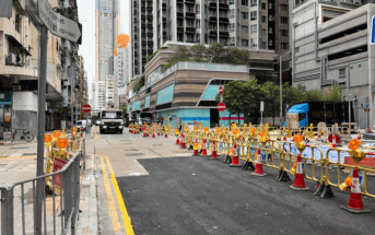 深水埗路陷｜受影響路段快線解封 桂林街車輛不得左轉入海壇街