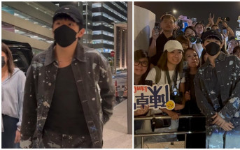 Ian陳卓賢啟程到澳洲舉行巡唱  Hellosss送機兼唱生日歌提早為偶像慶生  心情輕鬆主動行近粉絲區丨獨家