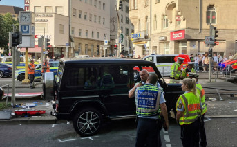德國斯圖加特汽車撞行人1死7傷 警指無跡象顯示蓄意襲擊