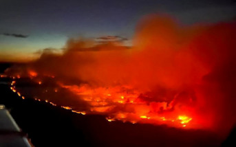 加拿大西部山火肆虐  卑詩省數千人疏散