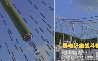 攻台利器？︱央視披露新型石墨集束彈  摧毀電網癱瘓指揮系統