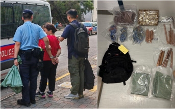 中年婦疑潛入聯合醫院地盤 竊銅線銅喉 巡警及時截獲