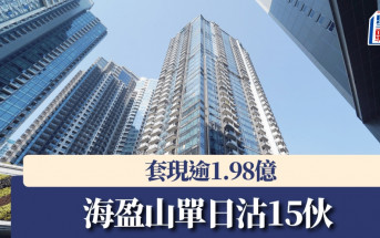 海盈山單日沽15伙 套現逾1.98億