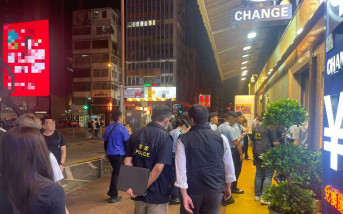警旺角反罪惡突擊搜查19處所  搗上海街非法釣魚機賭檔拘3人