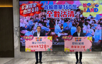 NOVO LAND 3A期乘勢加推 每呎1.15萬 雷霆：不少大手客投資收租