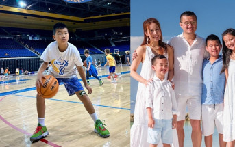 曹敏莉慶祝籃球健將二仔10歲生日    成長片段曝光高超投籃技術