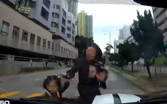 有片│長沙灣母拖5歲女衝燈捱撞  網民：真係自殺式