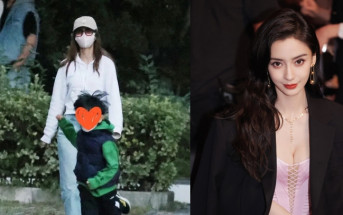 Angelababy6歲囝囝小海綿暴風式長高到媽咪心口 平民Look湊仔少女味爆發