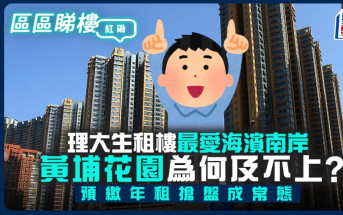 理大生租樓最愛海濱南岸 黃埔花園為何及不上？ 預繳年租搶盤成常態｜區區睇樓