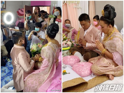 maeying lee結婚時獲得許多網民的祝福。互聯網圖片