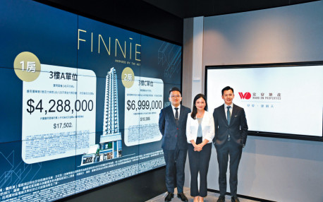 FINNIE每呎1.95萬低開搶攻