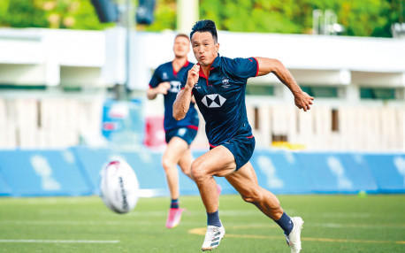 姚錦成每場都有達陣 港欖團結抗日