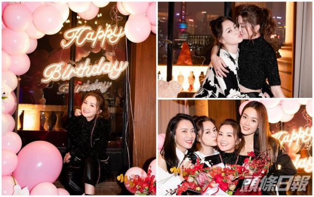 阿Sa在上海開派對慶祝39歲生日。
