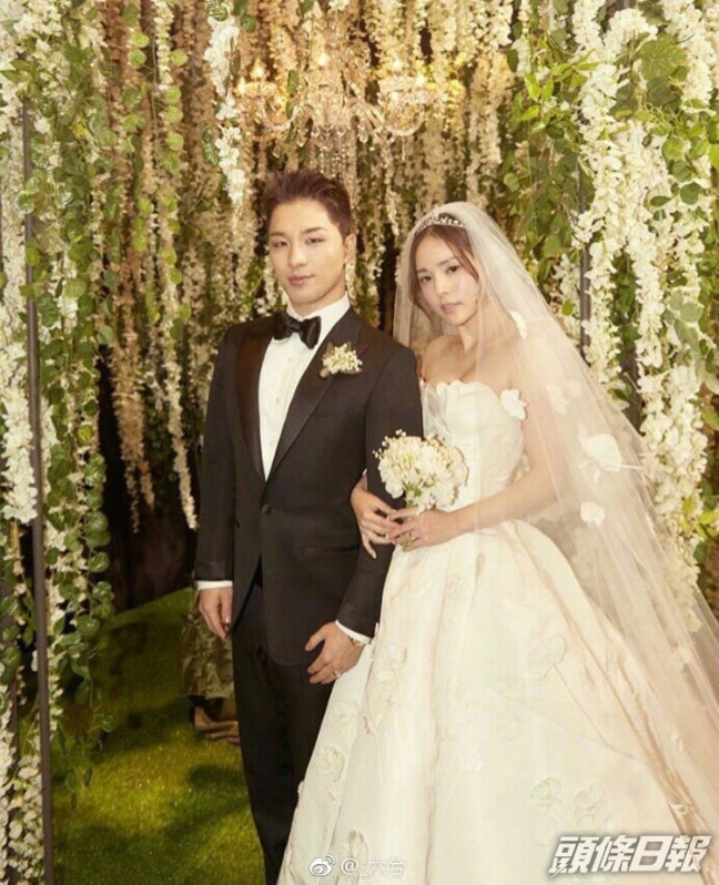兩人在2018年結婚時，哄動整個韓國演藝界。