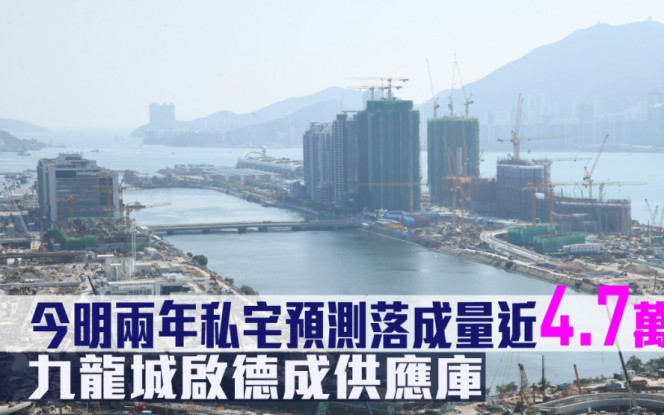 香港物業報告2023｜今明兩年私宅預測落成量近4.7萬伙 九龍城啟德成供應庫