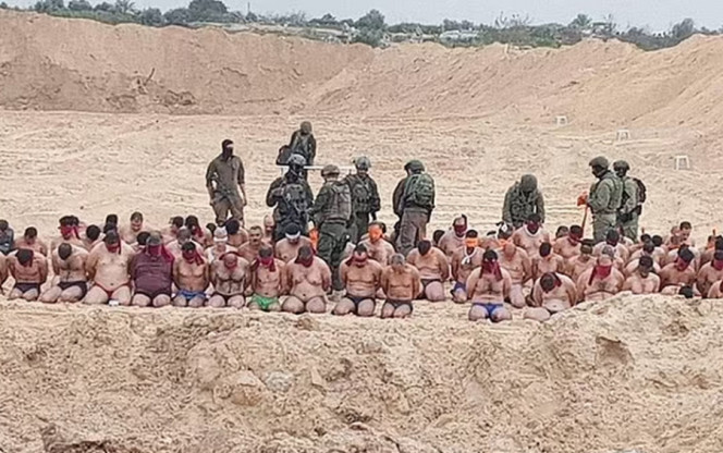 以巴衝突｜以色列軍迫投降巴勒斯坦人脫衣反綁蒙眼 人權組織：部分是平民