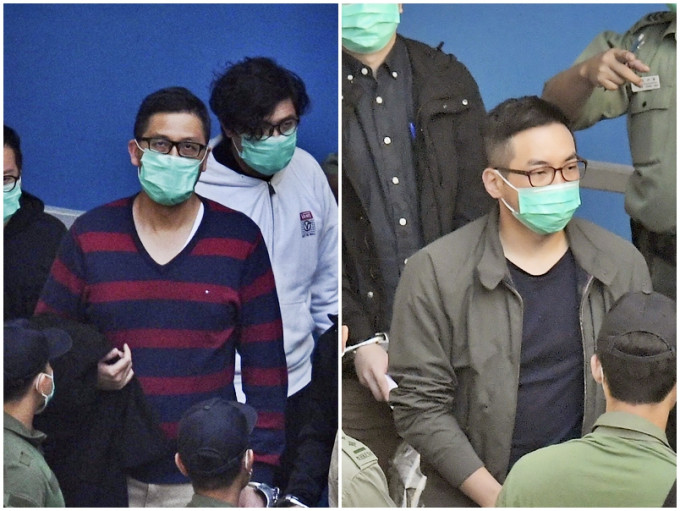 林卓廷及杨岳桥今均无律师代表，并表示无保释申请。资料图片