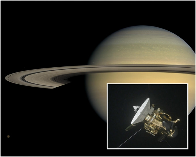 「卡西尼号」绕行土星近300次。AP