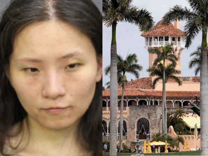 華裔女子張玉婧涉擅闖美國總統特朗普別墅海湖莊園一案，被聯邦法官判刑8個月。（網圖）