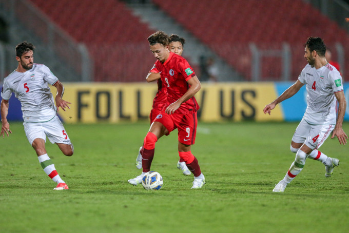 香港隊正身處巴林出戰世盃外。 足總圖片