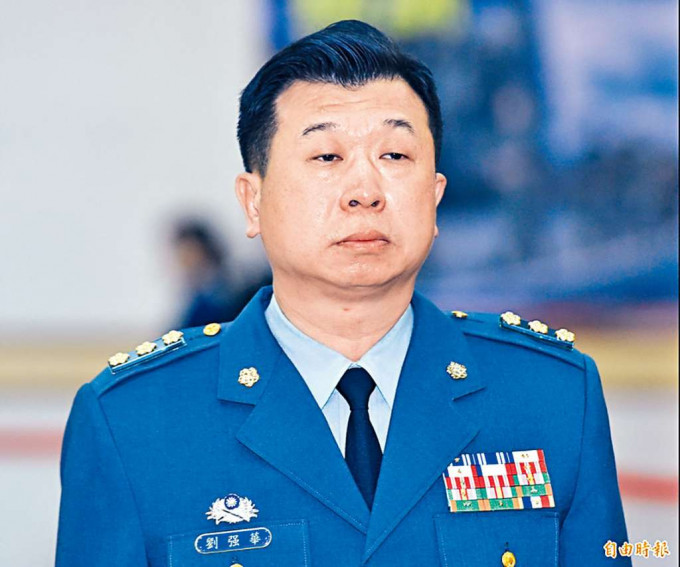 ■台湾金门防衞指挥部政战主任刘强华。