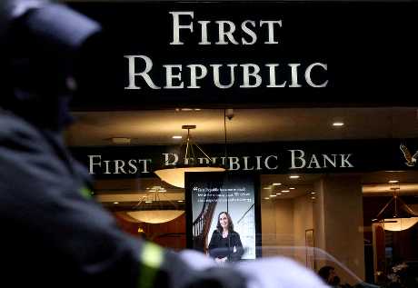 第一共和银行位于纽约曼哈顿的分行。路透社