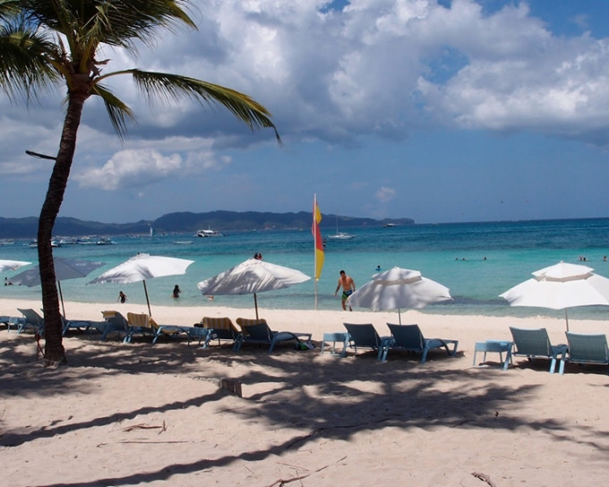 菲律賓最知名的渡假島嶼長灘島。網圖