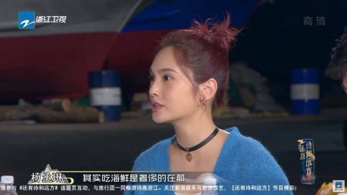杨丞琳大陆综艺节目提到「（在台湾）吃海鲜是奢侈的」。互联网