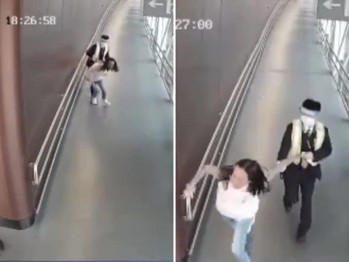 女子大闹北京大兴机场，非她航班仍强闯登机口。