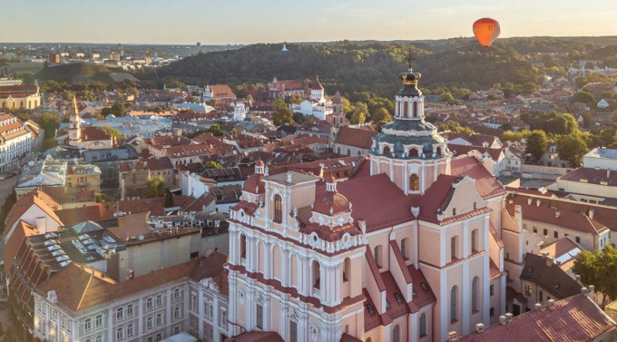 立陶宛的首都和最大的城市维尔纽斯。立陶宛旅游局网站图片