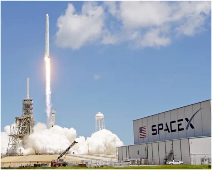 SpaceX研發的火箭將於明年6月，為美國太空總署運載太空人前往國際太空站。AP資料圖片