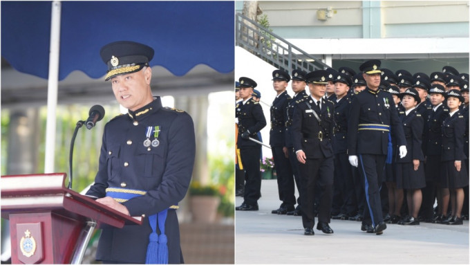 惩教署结业会操 副署长梁建业荣休在即 勉励学员无畏无惧护港