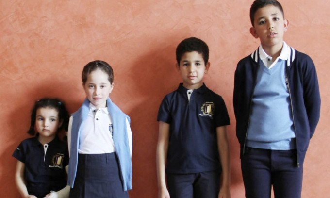 法国东部普罗万数间公立小学于2018年引入校服。 资料图片