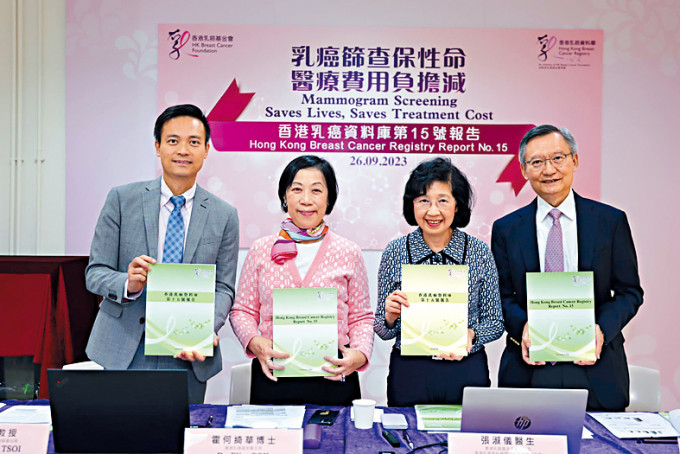 香港乳癌基金会一直提倡「及早发现，治疗关键」。