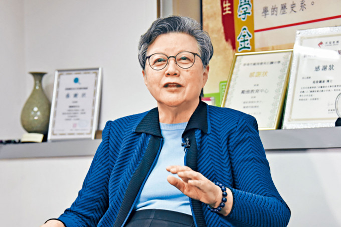 ■范徐麗泰表示，不認為今次香港選舉制度的改動是矯枉過正。