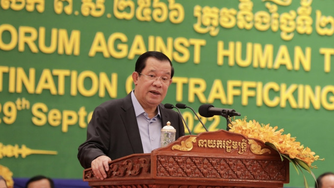 柬埔寨总理洪森。