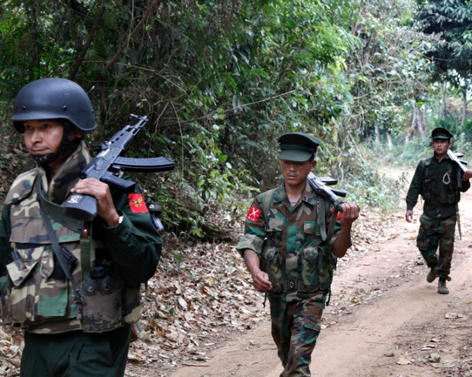 缅甸北部的克钦独立军。AP