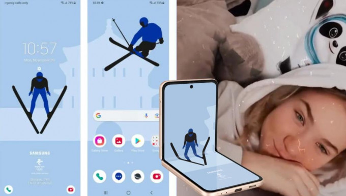 捷克花样滑冰选手娜塔莉拍视频晒命。