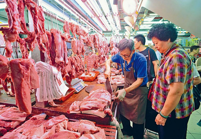 受豬肉價格高企影響食品通脹仍然顯著。