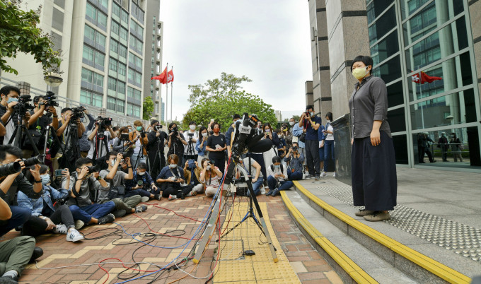 港台编导蔡玉玲因查询车辆登记资料被指涉虚假陈述和被检控。资料图片