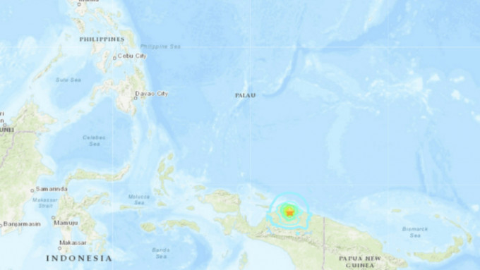 印尼东部发生6.2级地震。earthquake.usgs.gov