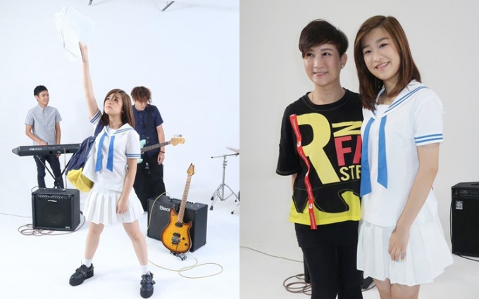 唐韦琪徒弟张若希为新歌《17岁的畸歌》拍MV。