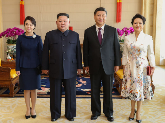 北韩最高领导人金正恩结束访华行程。（新华社）