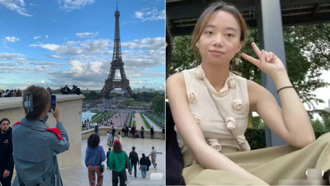 26歲中國女留學生在巴黎失蹤10日後，向母親報平安。