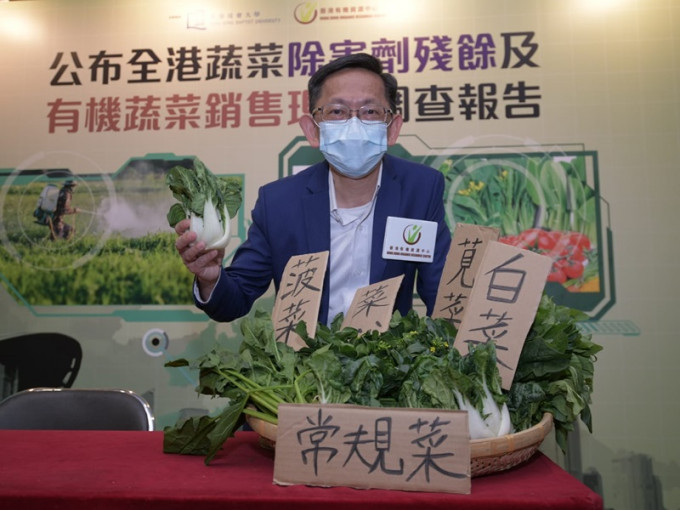 超过七成检测蔬菜含残馀除害剂，部分内地认证有机菜除害剂残馀量更超香港标准。