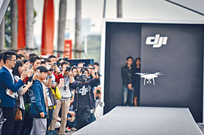 ■總部在深圳的無人機製造商大疆。
