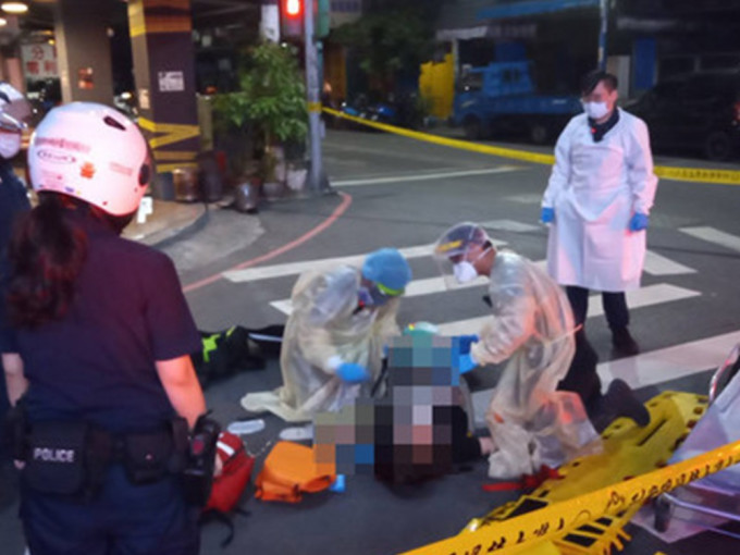 台湾新北市男子疑因意外令年幼女儿被焗死，自责并跳楼自杀身亡。网图