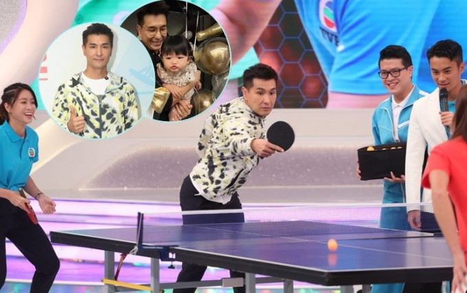 陳展鵬打乒乓球有板有眼。